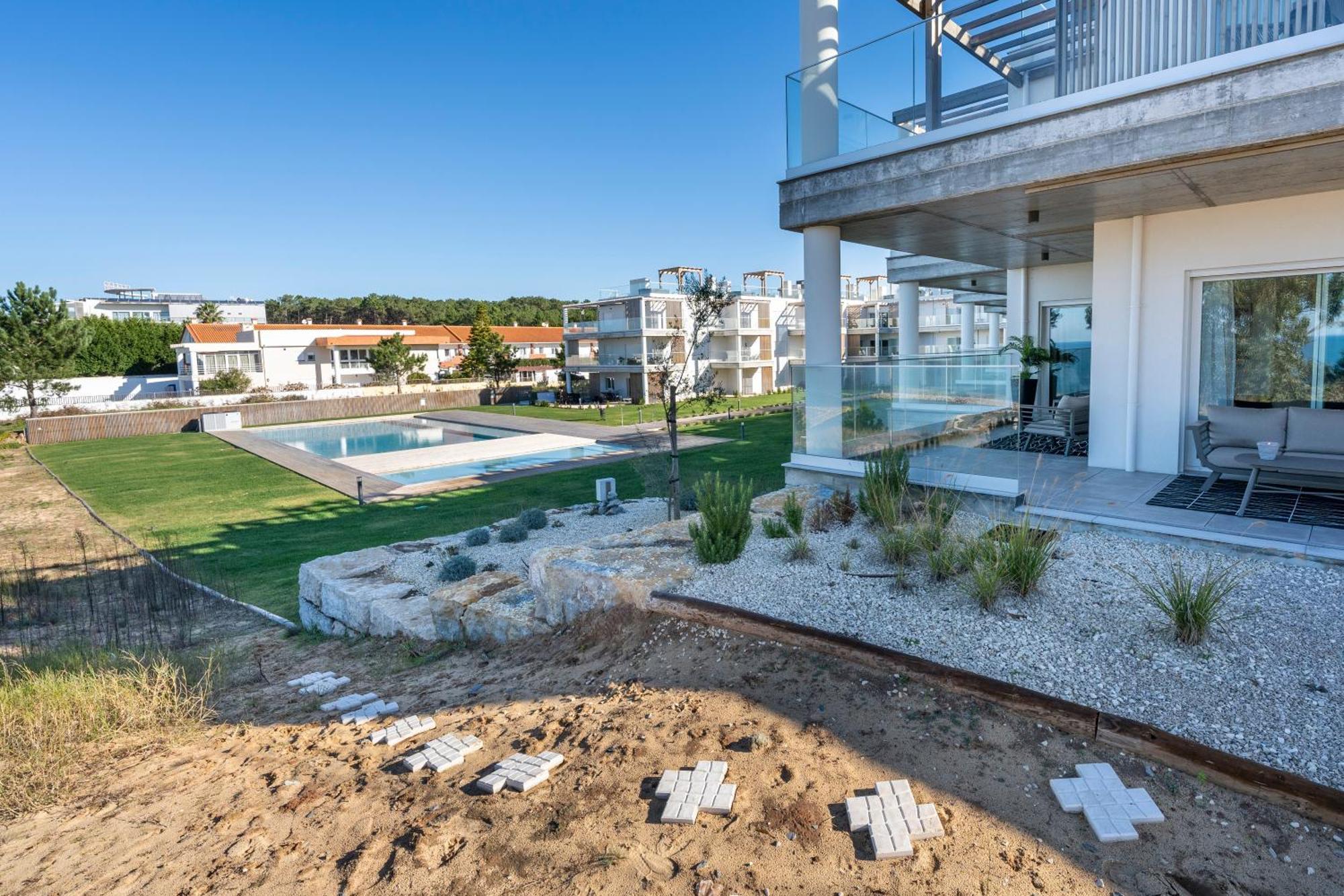 Mar A Vista - Condominium With Pool, Gym And Sea Views Назаре Номер фото
